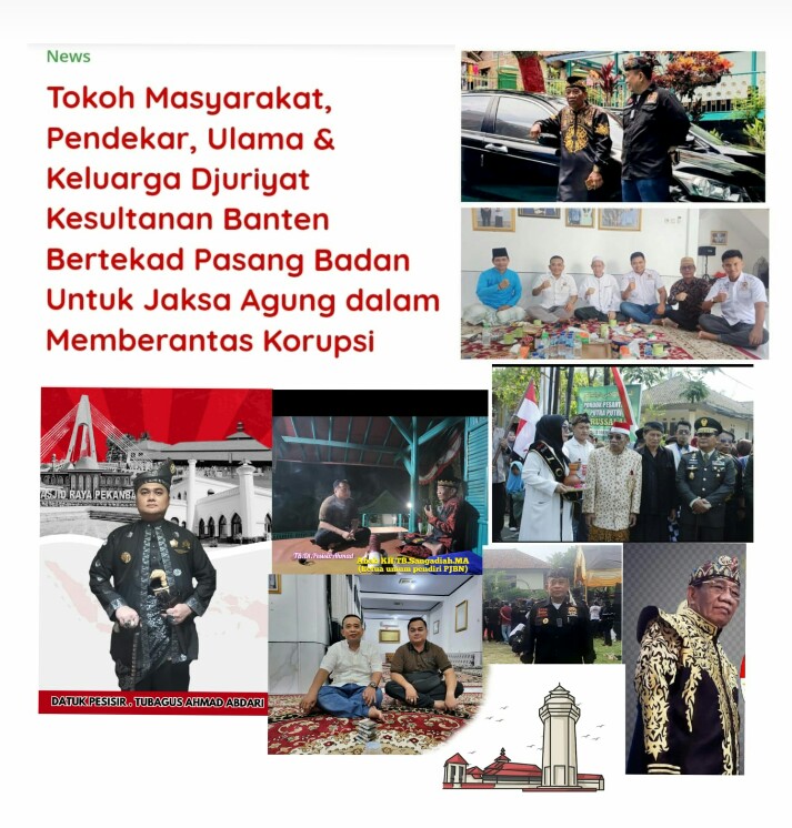 Para Tokoh Adat Masyarakat, Ulama & Keluarga Djuriat Kesultanan Banten ...